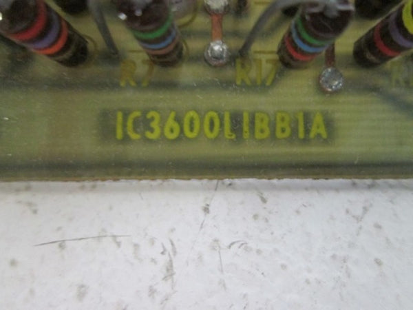 GENERAL ELECTRIC IC3600LIBB1A INPUT BUFFER BOARD  NSMP