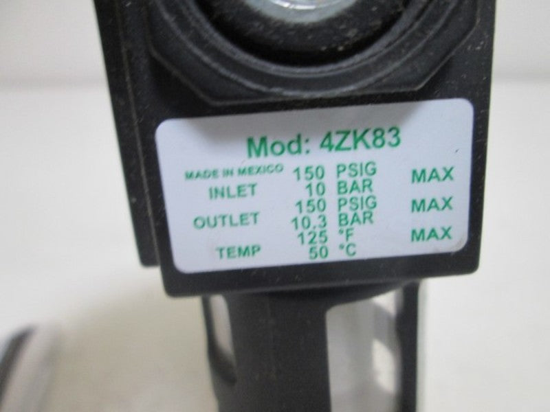 SPEEDAIRE 4ZK83 1/4" NSMP