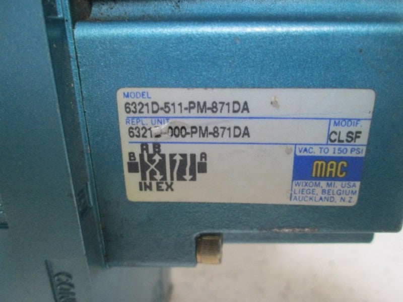 MAC 6321D-511-PM-871DA (AS PICTURED) NSNP