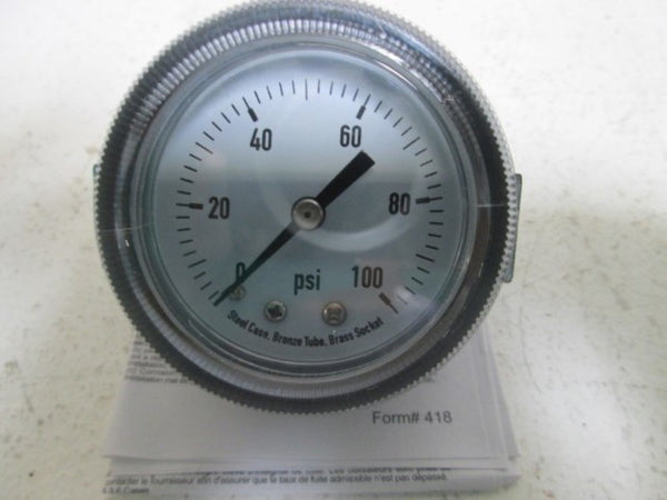 4CEY8 GAUGE 0-100 PSI  NSMP