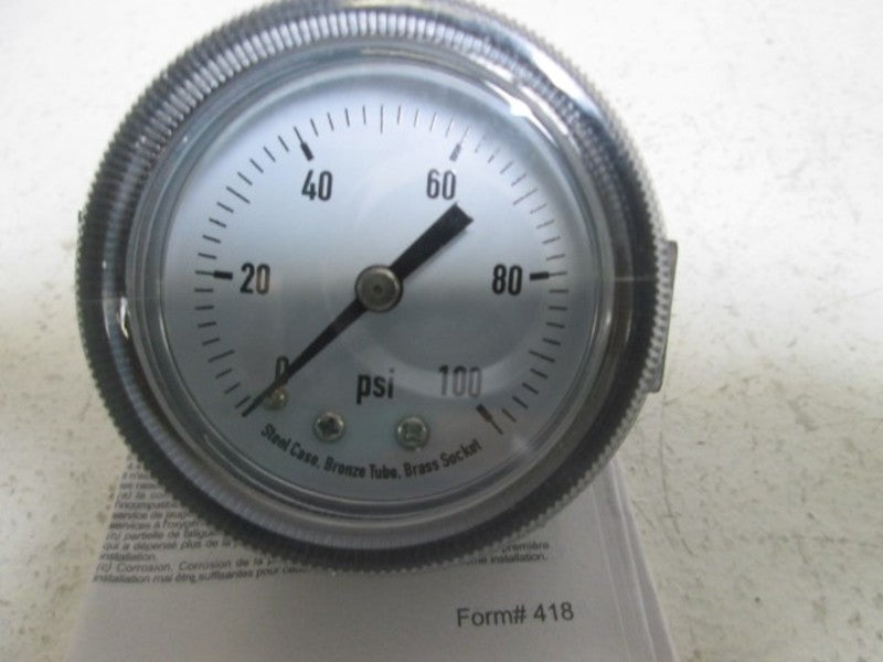 4CEY8 GAUGE 0-100 PSI  NSMP