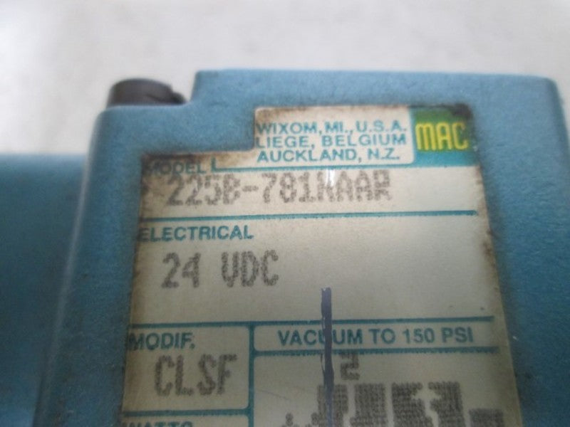 MAC 225B-781NAAR UNMP
