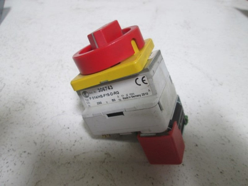 HAUPTSCHALTER 306743 F014/HS-F15-D-RG UNMP