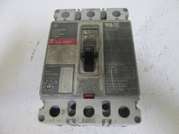 WESTINGHOUSE HMCP100L3C CIRCUIT BREAKER 100AMP 3 POLE (AS PICTURED)  UNMP
