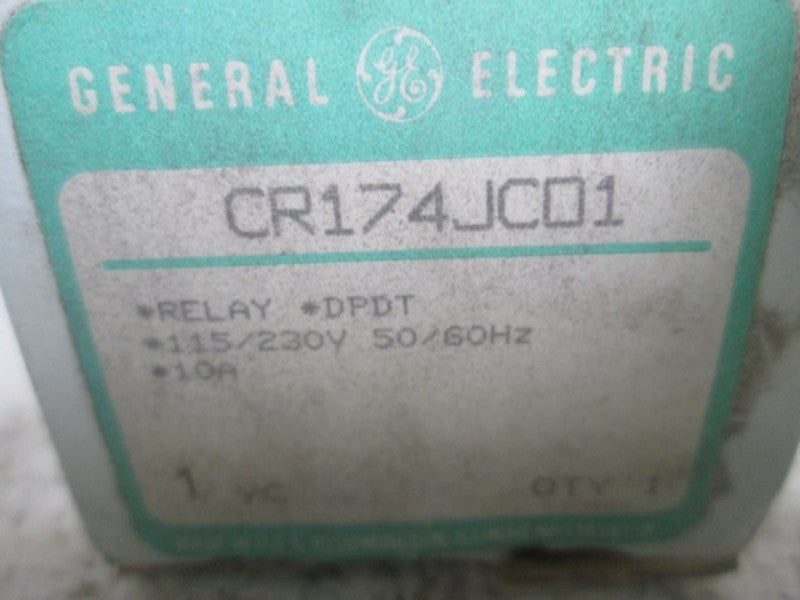 GENERAL ELECTRIC CR174JC01 RELAY 8 BLADE  NSMP