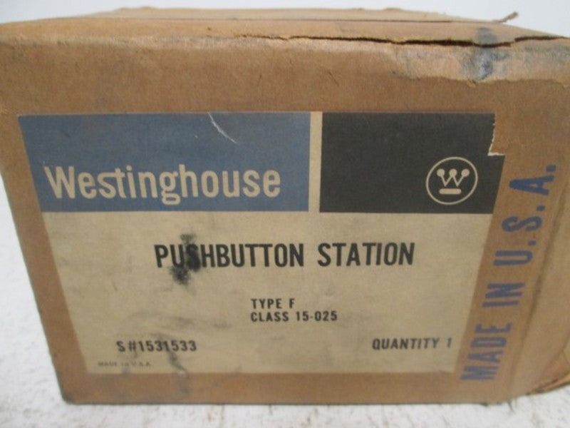 WESTINGHOUSE F15-025 PUSHBUTTON STATION  NSMP