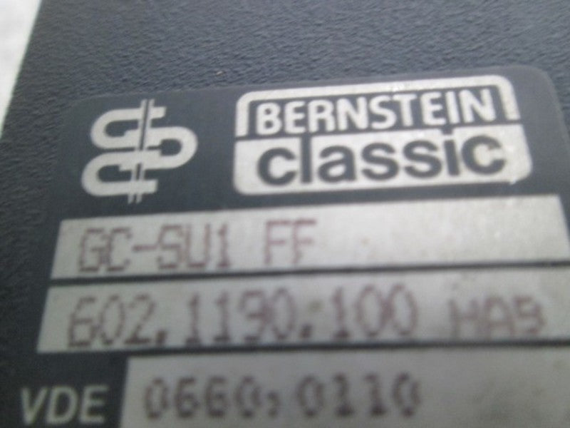 BERNSTAIN GC-SU1FF  10A 300VAC UNMP