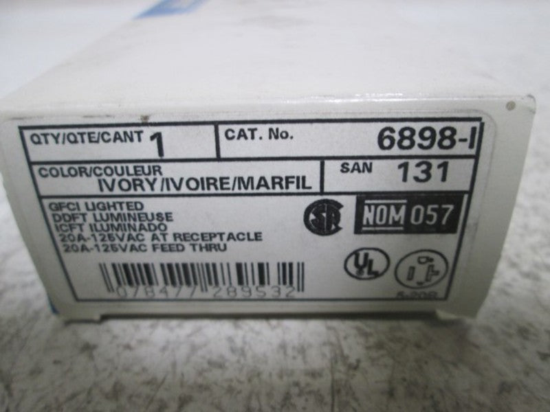 LEVITON 6898-I GFCI NSMP