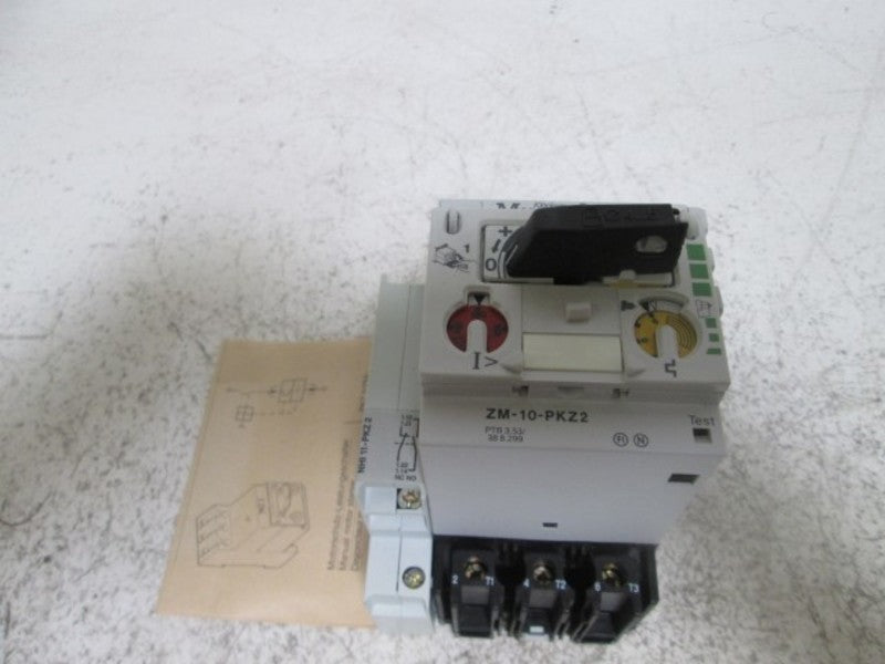 KLOCKNER MOELLER PKZ2/ZM-10 MANUAL MOTOR-STARTER  NSMP