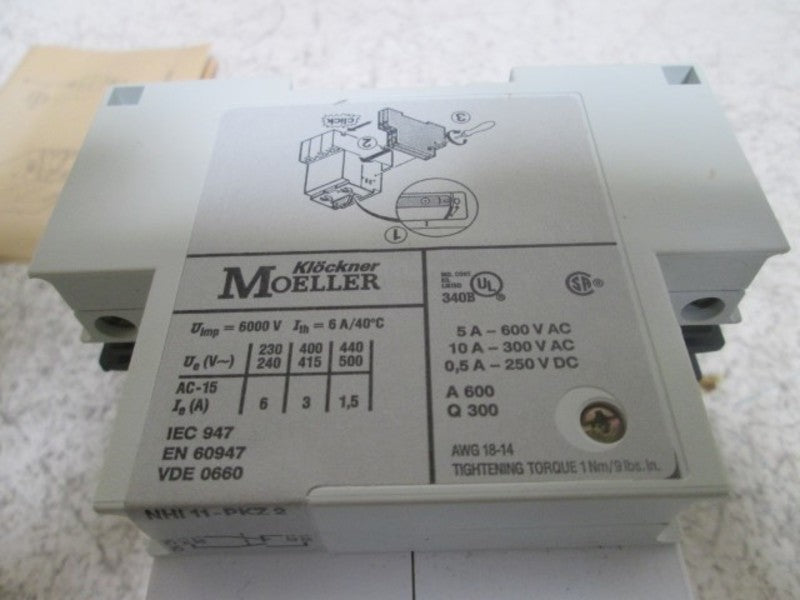KLOCKNER MOELLER PKZ2/ZM-10 MANUAL MOTOR-STARTER  NSMP