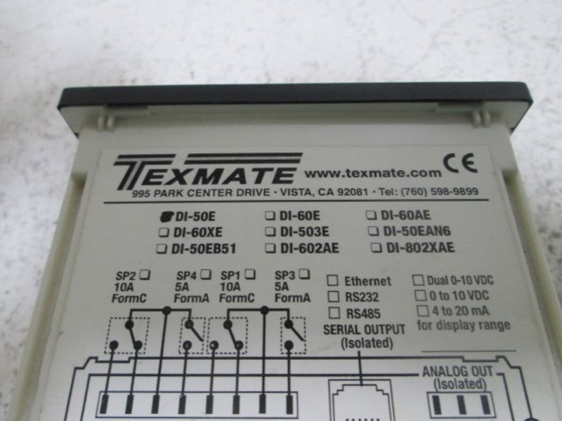 TEXMATE DI-50E-DR-PSI-IP02-XX-XX NSNP
