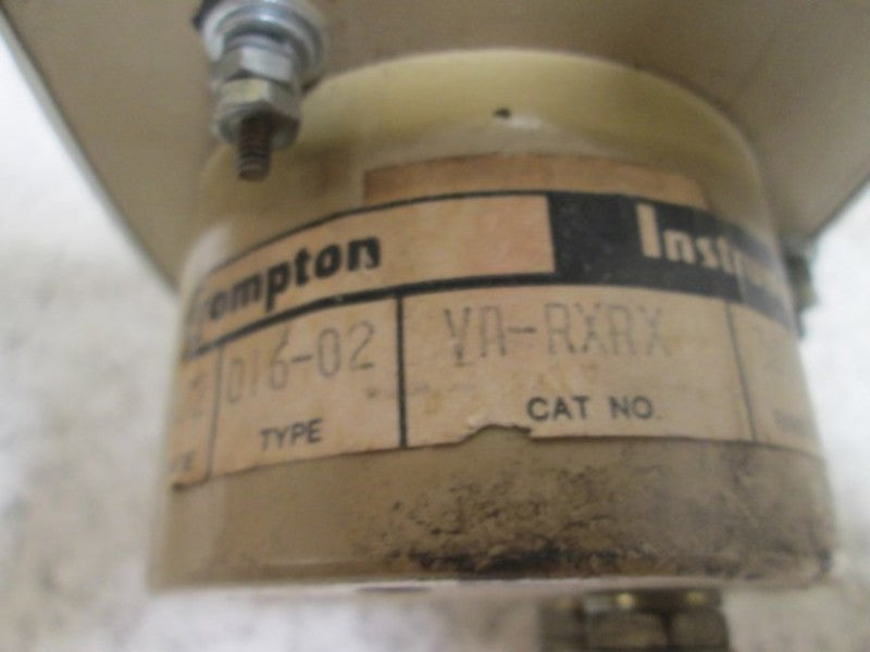 CROMPTON 016-02 VA-RXRX  0-300 AC V UNMP