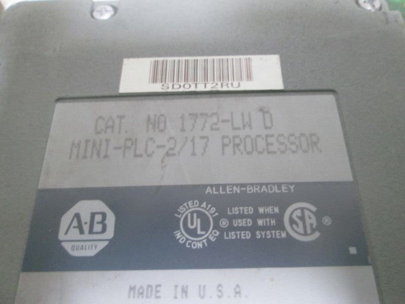 ALLEN BRADLEY 1772-LW SER. D F/W F  UNMP