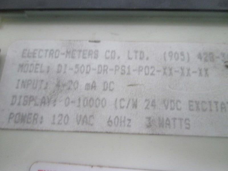 TEXMATE DI-50D-DR-PSI-P02-XX-XX-XX UNMP
