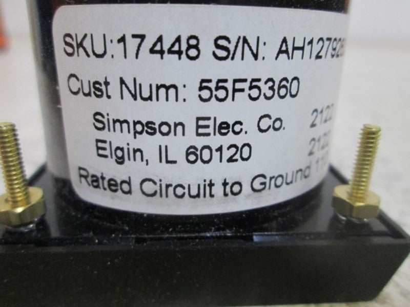 SIMPSON 17448 0-25VDC NSMP