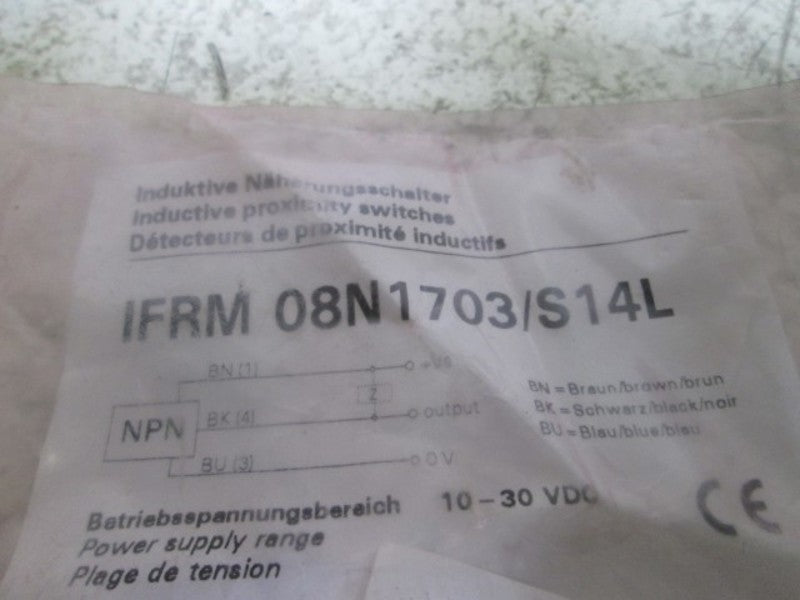 BAUMER IFRM08N1703/S14L INDUCTIVE PROXIMITY SWITCH  NSNP IN A BAG