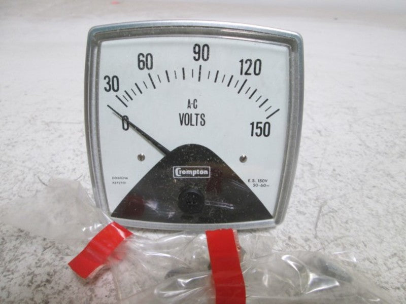 CROMPTON 016ACA-02VA-PZPZ PANEL METER 0-150 AC V  NSMP