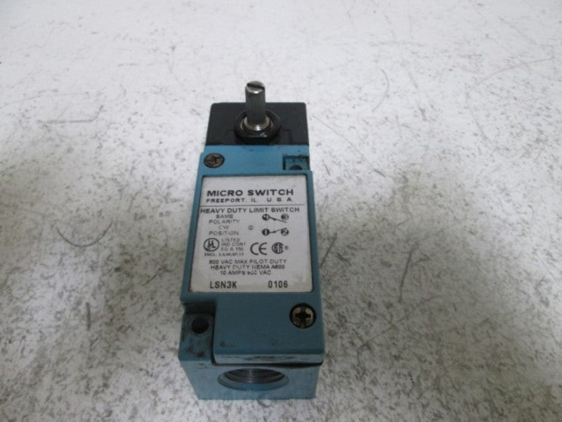 MICRO SWITCH LSN3K UNMP