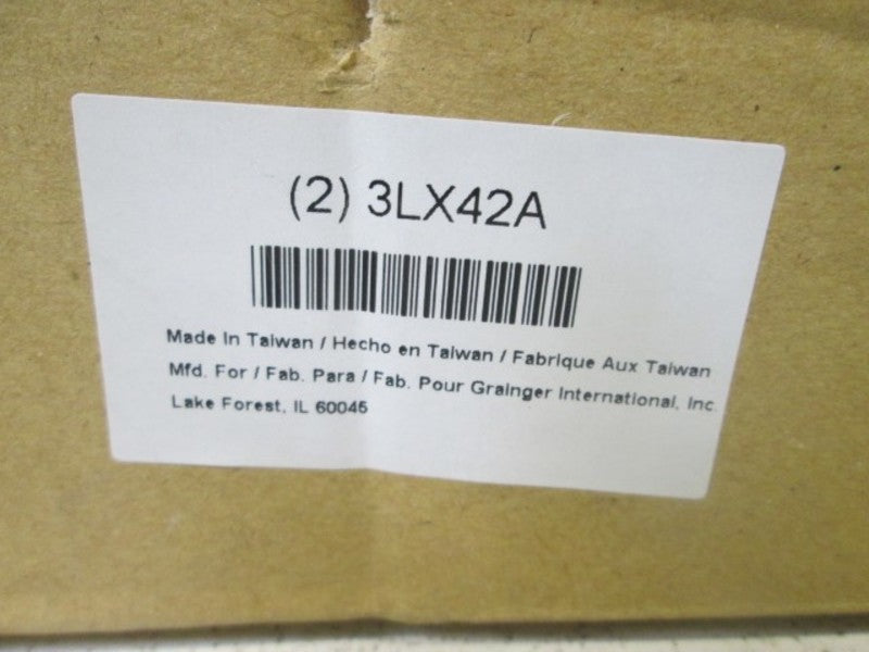 LOT OF 2 GRAINGER 3LX42A NSMP