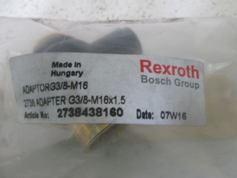 REXROTH 2738438160 ADAPTORG3/8-M16  NSMP