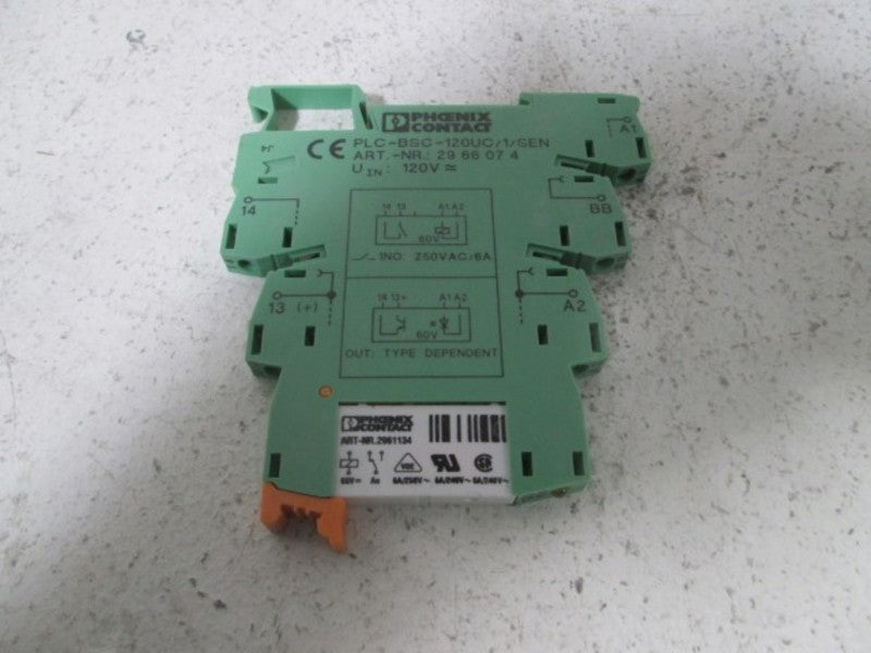 PHOENIX CONTACT PLC-BSC-120UC/1/SEN 2966074 120VAC NSNP