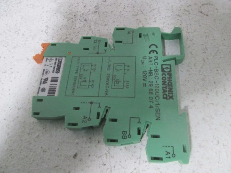 PHOENIX CONTACT PLC-BSC-120UC/1/SEN 2966074 120VAC NSNP