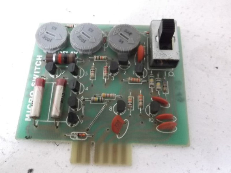 MICRO SWITCH FE-L0G5-14 LOGIC CARD DUAL ON & OFF DELAY  NSMP
