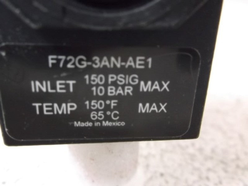 NORGREN F72G-3AN-AE1 HYDRAULIC FILTER (AS PICTURED)  UNMP