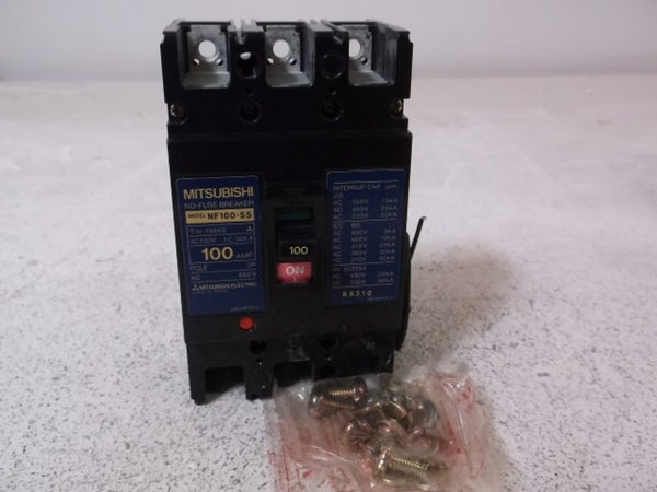 MITSUBISHI NF100-SS-100 CIRCUIT BREAKER 100A  NSMP