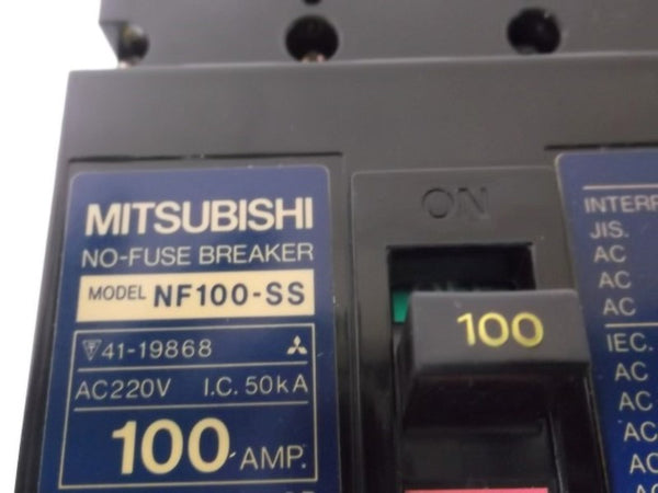 MITSUBISHI NF100-SS-100 CIRCUIT BREAKER 100A  NSMP