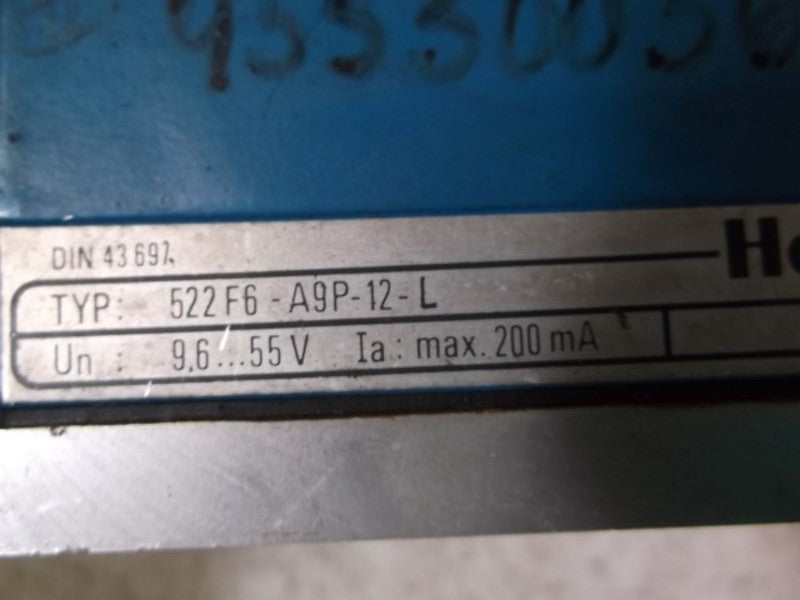 HONEYWELL 522F6-A9P-12-L UNMP