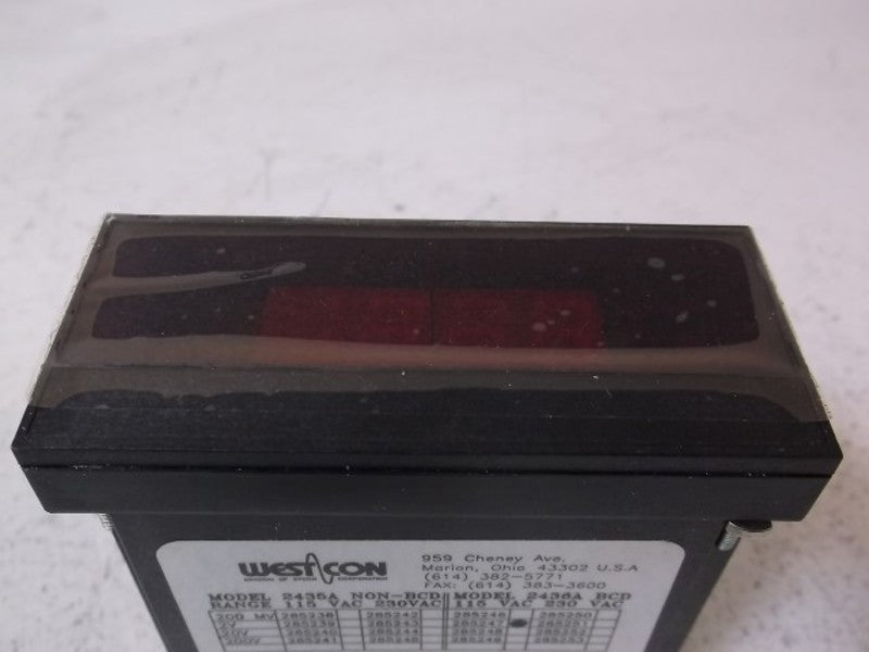 WESTCON 2436A-0285247 NEMA SIZE DISPLAY  NSMP