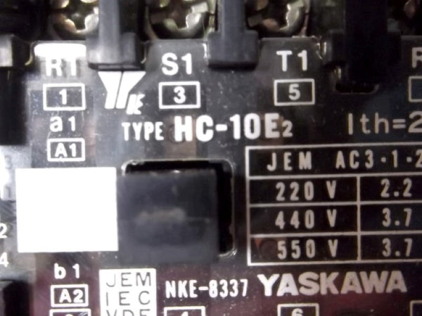 YASKAWA HC-10E2 MAGNETIC CONTACTOR  NSMP