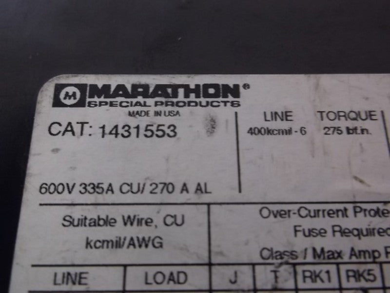 MARATHON 1431553 NSNP
