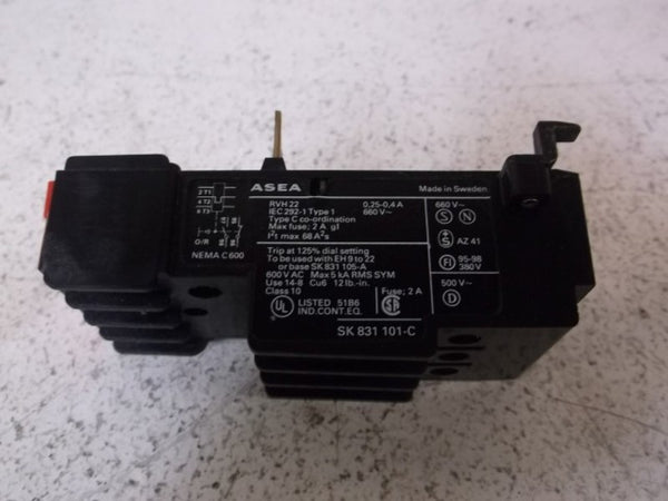 ABB RVH22C OVERLOAD RELAY  NSMP