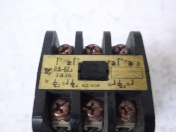 YASKAWA RA-6E2 AC MAGNETIC CONTROL RELAY  UNMP