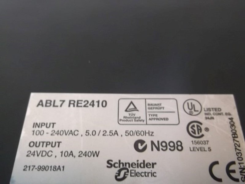 TELEMECANIQUE ABL7RE2410 POWER SUPPLY (AS PICTURED)  UNMP
