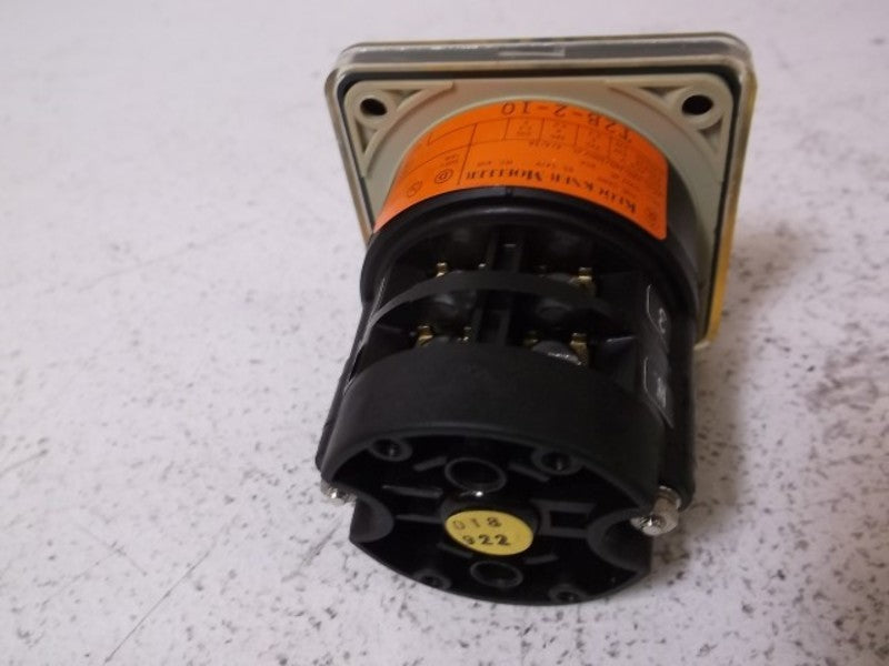 KLOCKNER MOELLER T2B-2-10/E FLUSH MOUNTING CAM SWITCH  NSMP