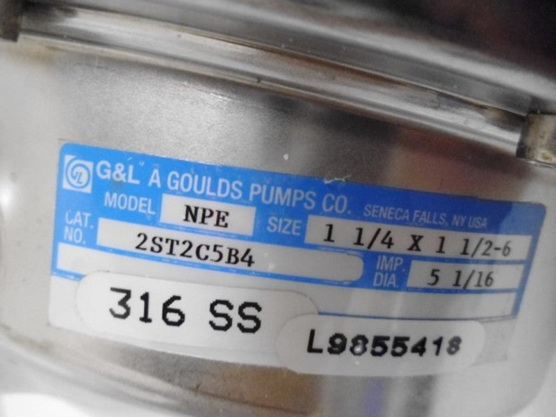 GOULDS PUMPS 2ST2C5B4 NSMP