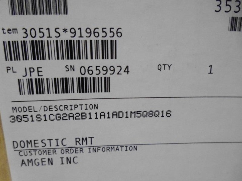ROSEMOUNT 3051S1CG2A2B11A1AD1M5Q8Q16 TEMP TRANSMITTER  NSMP