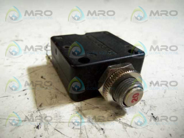 POTTER & BRUMFIELD W58-XB1A4A-20 CIRCUIT BREAKER 20A  UNMP