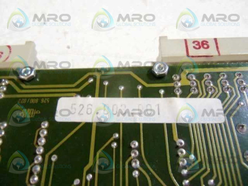 FERAG 526.803.001 CONTROL CARD  UNMP