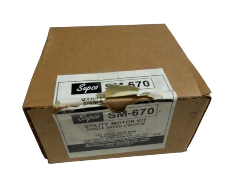 SUPCO SM-670 UTILITY FAN MOTOR KIT  UNMP