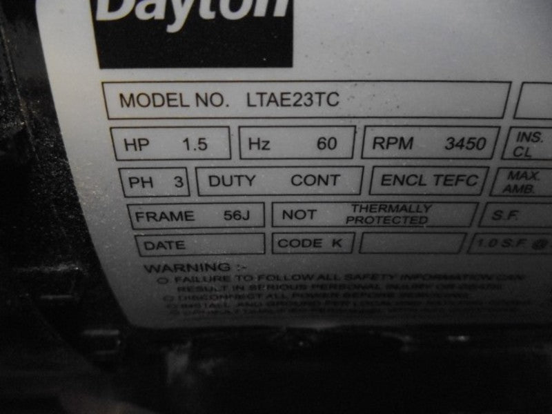 DAYTON 2ZXT4 CENTRIFUGAL PUMP  NSMP