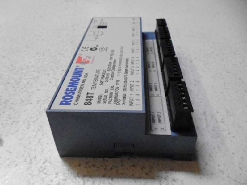 ROSEMOUNT 848TFNAS001 HIGH DENSITY TEMPERATURE TRANSMITTER  NSMP