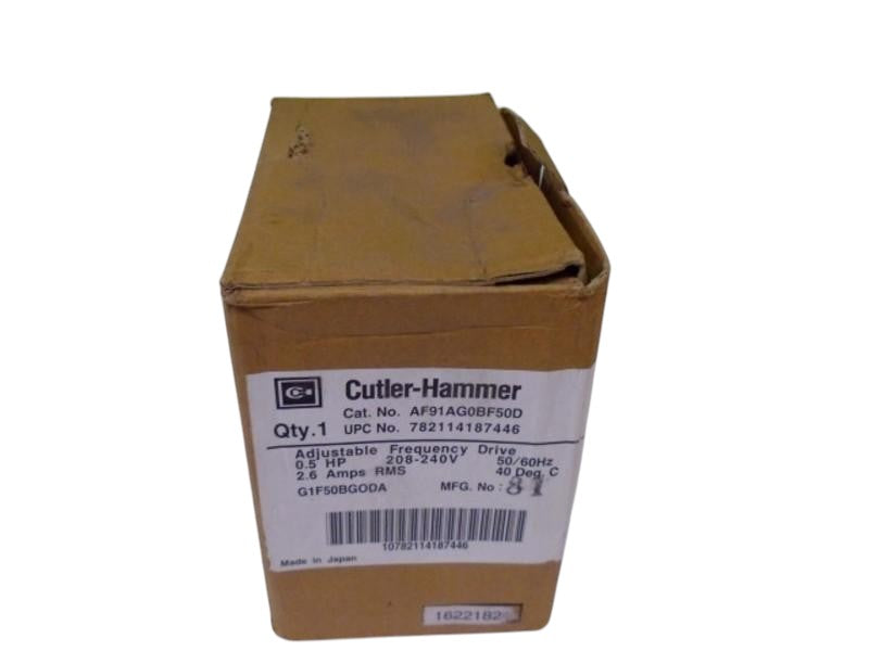 CUTLER HAMMER AF91AG0BF50D VFD 0.5 HP 208-240V  NSMP