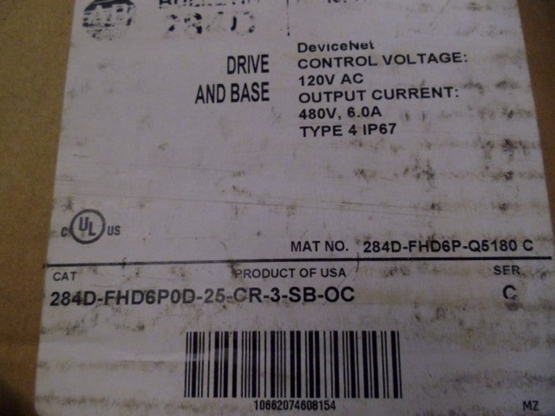 INDUSTRIAL SPARE PART 284D-FHD6P0D-25-CR-3-SB-OC SER. C NSMP