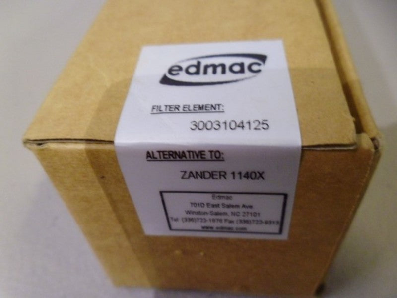 EDMAC 3003104125 IN-LINE FILTER ELEMENT  NSFS