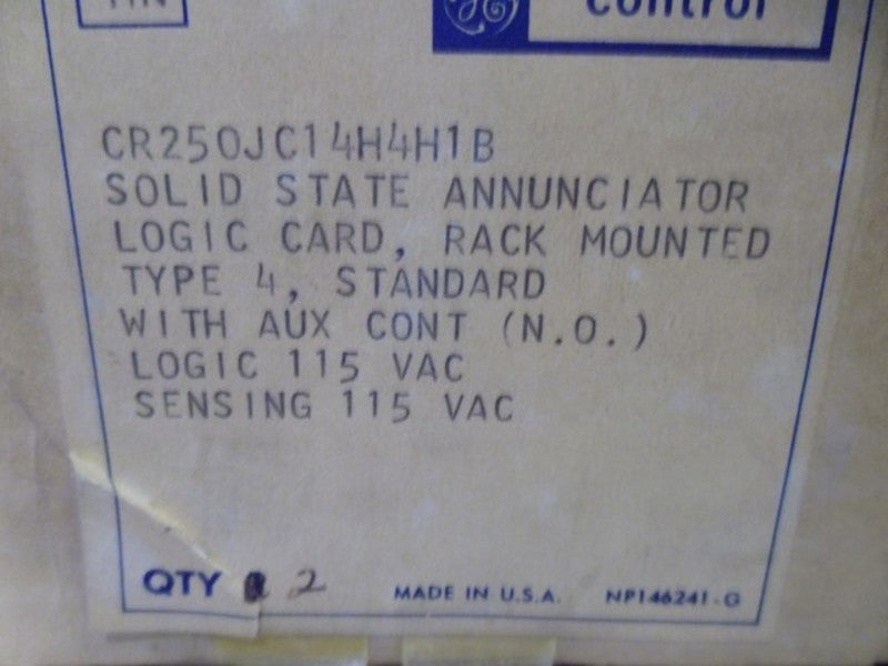 GENERAL ELECTRIC CR250JC14H4H1B (PKG OF 2)  NSMP