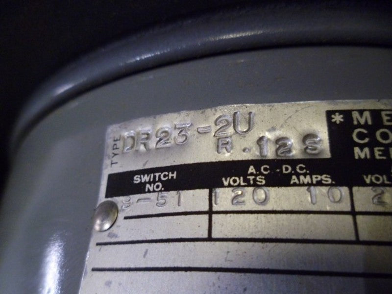 MERCOID CONTROL DR23-2U R12S PRESSURE SWITCH  NSMP